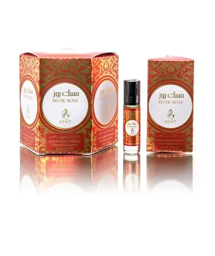 AYAT PERFUMES Musc Rose – 6 x 6 ml Duftöl für Männer & Frauen