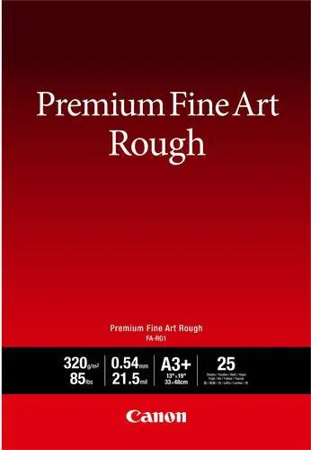 Canon FA-RG1 Premium Kunstpapier A3+ 330x480mm - 25 Blatt 320g/m² - Hochwertiges Kunstpapier aus 100% Baumwolle für brillante Druckergebnisse, ideal für Fotografen und Künstler.