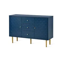 Sideboard   ¦ blau ¦ Maße (cm): B: 120 H: 82 in blau von Möbel Kraft