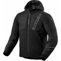 Revit Potential GTX Motorradjacke, schwarz, Größe M für Männer - Wasserdichte Motorrad Textiljacke der Klasse AA mit SEESMART Protektoren und Vorbereitung für zusätzliche Rücken- und Brustprotektoren – ideal für sicheren Fahrspaß.