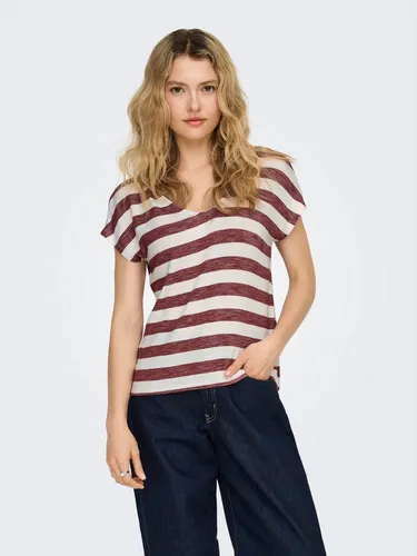 ONLY V-Shirt ONLLIRA LIFE S/S V-NECK TOP JRS NOOS