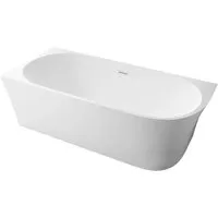 Bernstein Badewanne NOVA CORNER, Freistehende Acryl-Eckbadewanne - Raumsparbadewanne 170x78x60 cm in elegantem Weiß matt, perfekt für kleine Badezimmer und entspannende Wellness-Momente.