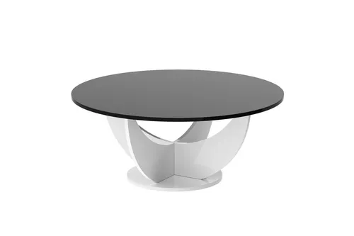 Hochglanz Couchtisch HRC-111 in schwarz von Design Impex