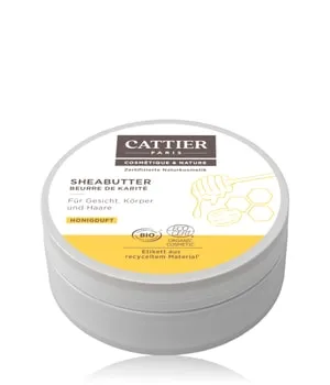 Cattier Sheabutter 100% biologisch 20 g - Medizinische Körperpflege mit 100% biologischer Sheabutter, ideal zur intensiven Pflege trockener Haut und für einen natürlichen Feuchtigkeitsschutz.