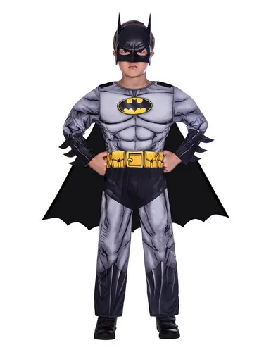 Riethmüller Kostüm Batman Kostüm Grau Kinder klassisch