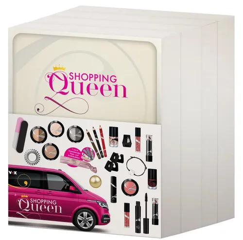 Shopping Queen Kosmetik-Adventskalender 2024 - kreativer Spielzeug-Adventskalender, perfekt für Beauty-Liebhaber und festliche Vorfreude