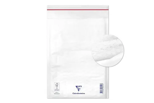 CLAIREFONTAINE Versandtasche Clairefontaine Luftpols 180x260 Kraft ws 90g Pk 10