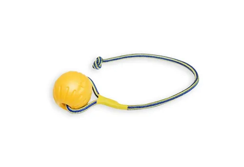 Monkimau Outdoor-Spielzeug Hundespielzeug unzerstörbar - Hunde Spielzeug Ball und Seil unkaputtba, EVA, Packung