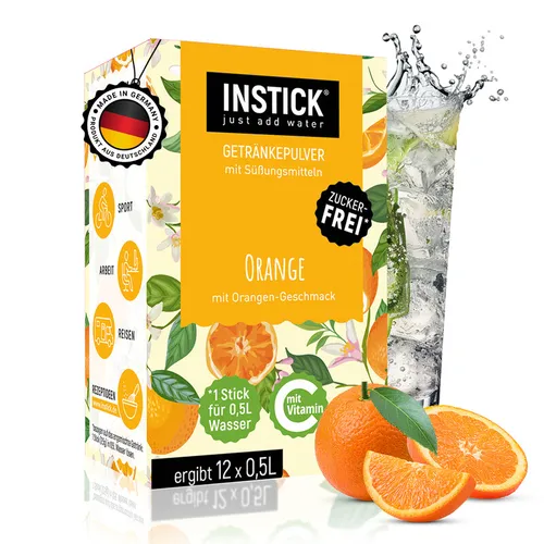 INSTICK Zuckerfreies Instant-Getränk (Orange)
