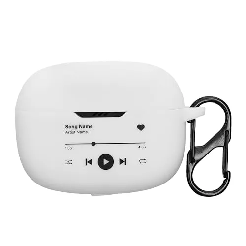 kwmobile Hülle kompatibel mit JBL Tune 230 NC TWS / T230NC / T235NC Hülle - Silikon Kopfhörer Schutzhülle Case Cover Schwarz