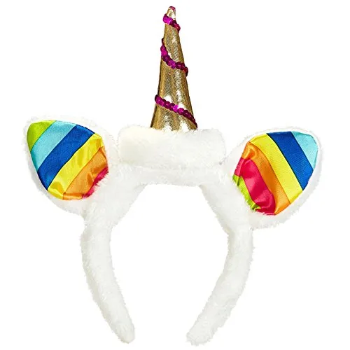 W WIDMANN MILANO Party Fashion 09658 - Einhorn Haarreif, Accessoire, Haarschmuck, Kopfschmuck, Karneval, Fasching, Mottoparty