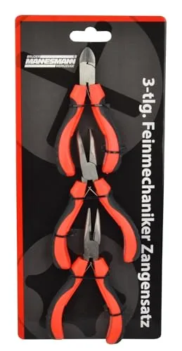 Brüder Mannesmann M10850 3-tlg. Feinmechaniker-Zangensatz