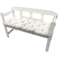 NYVI Bankauflage Ibiza 140x50 - Bequeme Sitzauflage für Gartenbänke - Auflagen & Polster: Hochwertige Polsterauflage mit 80 mm Schaumstoffflocken-Füllung für optimalen Sitzkomfort, ideal für Gartenbänke mit den Maßen 140x40 bis 150x50 cm.