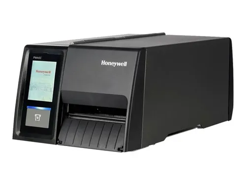 HONEYWELL PM45c Etikettendrucker - Thermotransfer-Drucker für Etikettenrollen (11,4 cm) mit 300 dpi und bis zu 300 mm/Sek. Geschwindigkeit – ideal für effizientes Etikettieren in Industrie und Handel.