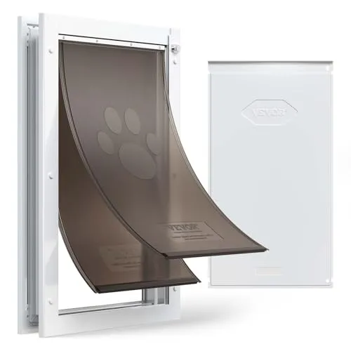 VEVOR Hundeklappe (XL) mit Doppelmagnetklappen & Metallrahmen