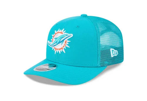New Era 9Seventy Mesh Snapback Cap - Miami Dolphins - Herren Snapback Cap in Aqua, ideal für sportliche Freizeitlooks. Aus 100% Polyester gefertigt, bietet sie optimalen Tragekomfort und eine perfekte Passform.