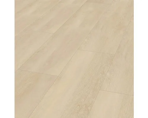 Laminat Absolute Oak Beige 81102 Exquisit Plus - Hochwertige Laminat-Landhausdiele in stilvollem Beige, ideal für jeden Raum. Mit praktischer Klick-Verbindung für einfache Verlegung und geprüfter Qualität für langlebigen Einsatz.