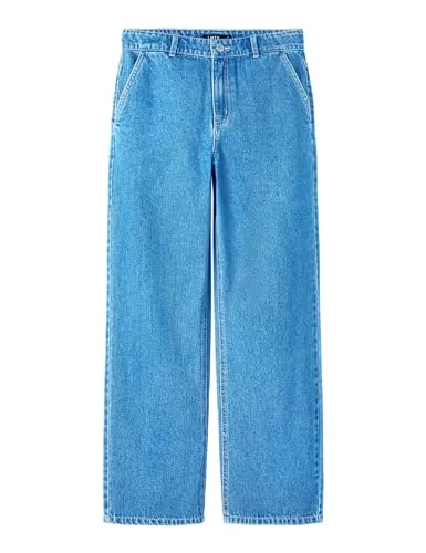 Nlmtoizza DNM Loose Pant Noos - Jungen-Jeanshosen mit lockerem Schnitt, verstellbarem Bund und optimalem Tragekomfort für aktive Kinder.