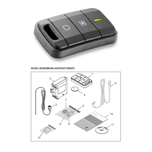 Eberspächer Funkfernbedienung EasyStart Remote 22.1000.34.2300 Komplettset 2017