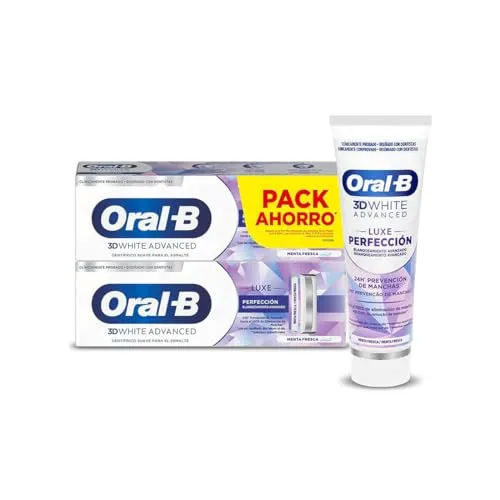 Oral-B 3D White Advanced Luxe Perfection Zahnpasta, 2 x 75 ml