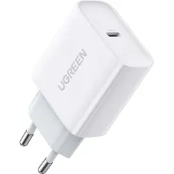 Produktbild Ugreen USB-Ladegert Power Delivery 3.0 Quick Charge 4.0+ 20W 3A wei (60450) - Weiß
