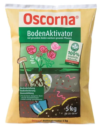Oscorna Bodenaktivator, 5 kg - Hochwertiger Dünger für Rosen - Dünger für Rosen, fördert das Wurzelwachstum und sorgt für gesunde, blühende Pflanzen.