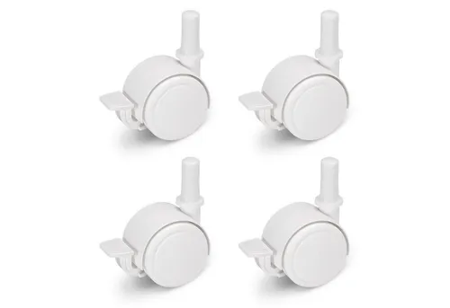 FabiMax Beistellbett Parkettrollensatz mit Bremse