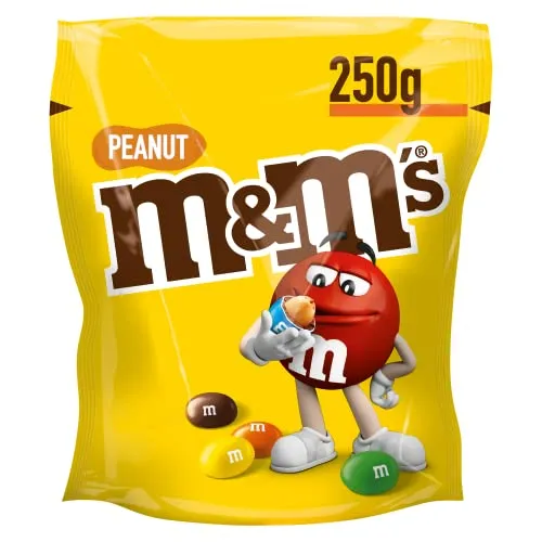 M&M's Peanut - Erdnuss Schokolade Kugeln M&M - 250 Gramm