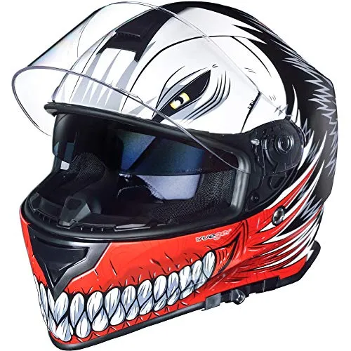 rueger-helmets RT-824 Motorradhelm für Kinder und Erwachsene