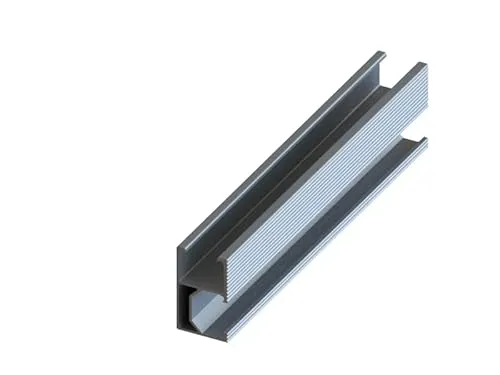 OST WEST Balkonkraftwerk Halterung Aufständerung PV Modul Dach Solar Flachdach 10-40° (Aluprofil 1,2m)