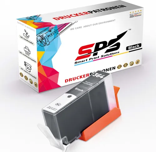 364XL Tintenpatrone Kompatibel für HP Photosmart E-Station | 1x Schwarz