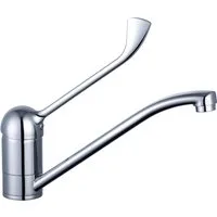 Schütte Spültischarmatur VITAL mit verlängertem Hebel - Armatur aus hochwertigem Chrom, ergonomischer verlängerte Hebel für müheloses Bedienen und modernes Design.