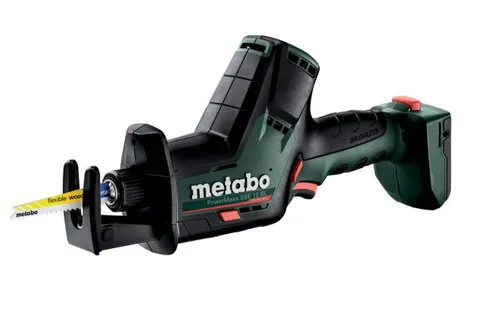 Metabo POWERMAXX SSE 12 BL Akku-Säbelsäge 602322890 - Sägen - Leistungsstarke 12V Akku-Säbelsäge für präzise Schnitte, ideal für den professionellen Einsatz ohne Akku.