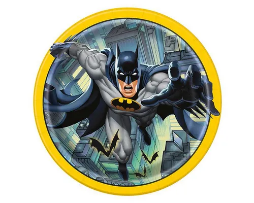 Procos Pappteller Pappteller 'Batman', Ø23cm/8Stk. FSC