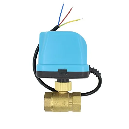 WEGE Motorkugelhahn elektrisch 12V/24V DC - Kugelventil für präzise Steuerung, ideal für Heizungs- und Kühlanwendungen, mit einer Ausführungszeit von 15 Sekunden und einem Nenndruck von bis zu 1.6MPa.