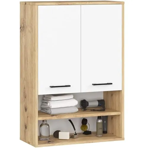 AKORD Badezimmer-Hängeschrank FIN 64 cm – Modern & Praktisch