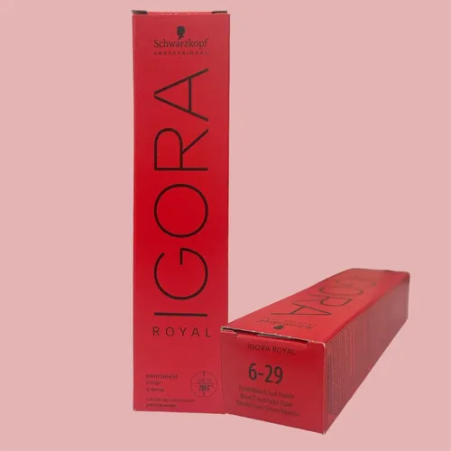 Schwarzkopf Igora Royal 6-29 Dunkelblond Asch Violett 60ml