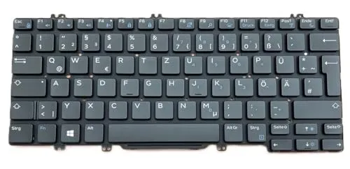 T-ProTek DEUTSCHE - Tastatur Keyboard mit Beleuchtung kompatibel für Dell Latitude 13 7390-TC3D8