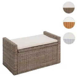 Sitzbank M92 Garderobenbank mit Stauraum - Drohnen - Stilvolle Sitzbank mit aufklappbarem Deckel und großzügigem Stauraum, inkl. wasserabweisendem Sitzkissen für optimalen Komfort.