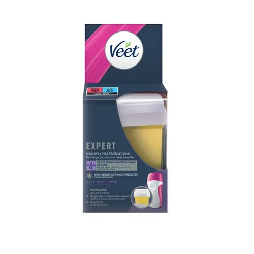 Veet Easy Wax Roll On Nachfüllpatrone Beine & Arme, 50ml