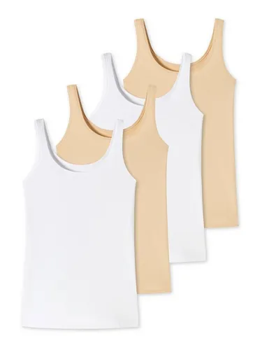 uncover by SCHIESSER Unterhemd Multi (4-St) bunt M