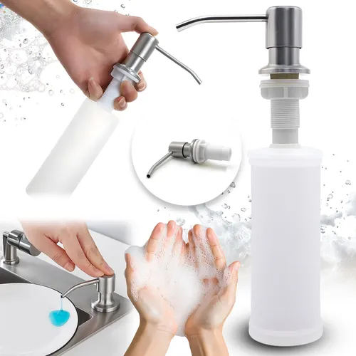Heckermann Küchen-Flüssigkeitsspender 500 ml Silber
