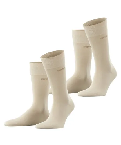 Esprit Socken Basic Uni (2-Paar, 2er Pack) mit hohem Baumwollanteil atmungsaktiv