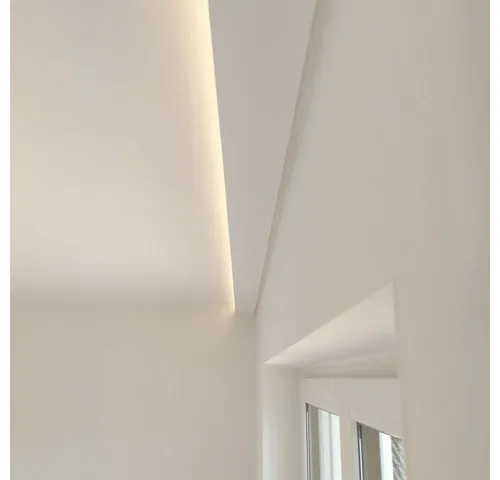 Licht-Trend Stuckleiste Dekor-Profil 6cm Stuckleiste 1,2 m indirekt Wand oder Decke