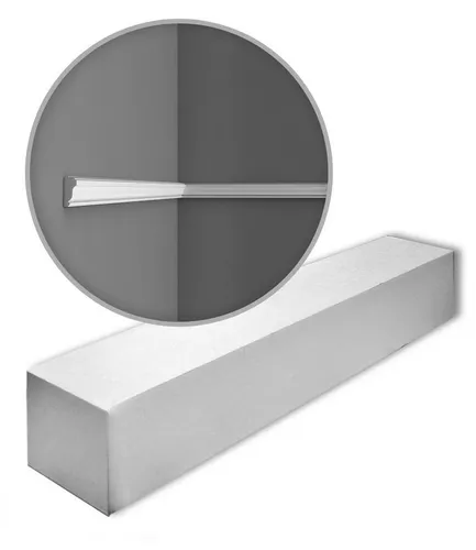 Orac Decor Zierleiste PX117 - 10 Stuckleisten Set - Wandleisten Set aus Duropolymer®, 20 m Gesamtlänge, ideal für kreative Wandgestaltungen im Innenbereich, einfach zu kleben und in elegantem Weiß.