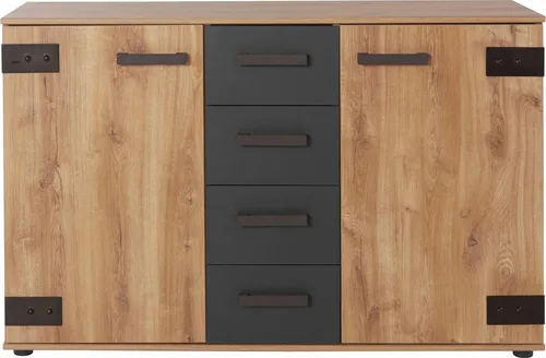 Wimex Kommode in Plankeneiche-Nachbildung von Wimex