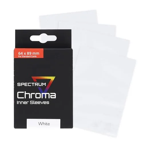 BCW Spectrum White Chroma Innenhülle – 100 ct