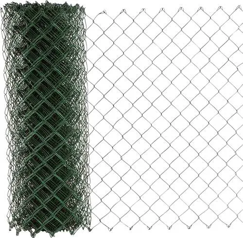 Siena 691024 Maschendraht 25m - Dekorative Zäune, langlebiges und robustes Viereckgeflecht mit grüner Kunststoffummantelung für optimalen Schutz und ansprechende Optik im Garten.