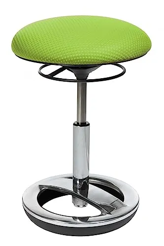 Topstar Fitness-Hocker Sitness Bob SU49 BR5, grün - Bürostuhl mit 360° Rotation und aktivem Sitzen, fördert Bewegung und trainiert den Rücken. Ergonomisch und belastbar bis 110 kg, ideal für gesundes Arbeiten.