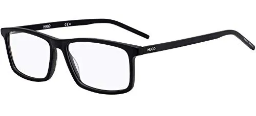 HUGO HG 1025 Herrenbrille - Matte Black - Verschreibungspflichtige Brillenfassung für Herren, stilvolles mattes Schwarz und inklusive schützendem Etui für optimalen Schutz.